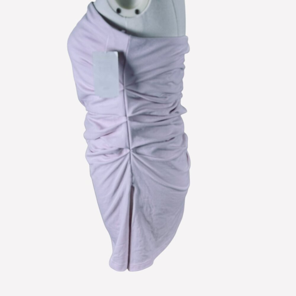 NWT Good American Strapless Ruched Tube Top in Lilac – Size L - Picture 6 of 8